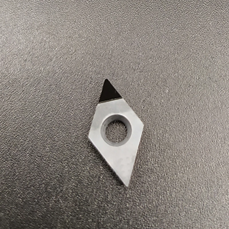 1 Pcs DCGT070204 DCGT070202 DCGT11T308 DCGT11T304 Pcd Cbn Inserti di Tornitura Utensili Diamantati di Alta Durezza Lama Cutter per Tornio Cnc