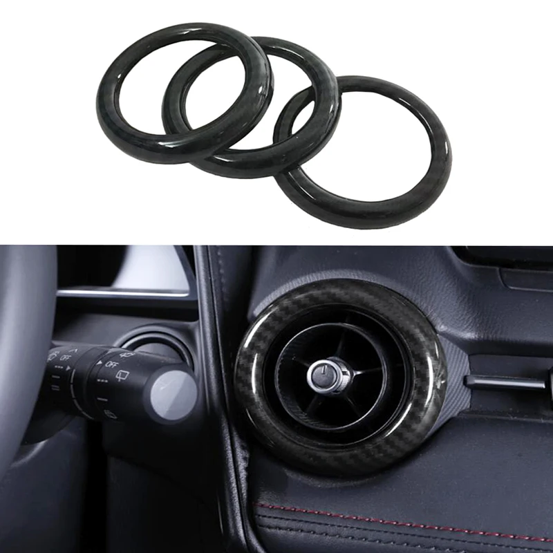 For Mazda CX-3 CX3 Dashboard mid console  Gear Shift Frame Air Conditioning AC Vents Steering Wheel Panel speaker Cover Trim