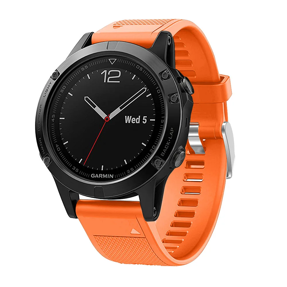 Cinturino di ricambio in Silicone BEHUA Sport con cinturino a sgancio rapido da 22MM per cinturino Garmin Fenix 5 5 Plus 935 GPS Smart Watch