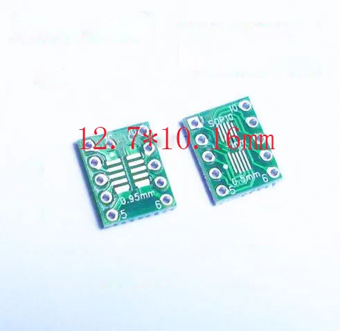 

free shipping transfer board Sot23 msop10 umax to dip10 adapter board 0.5mm 0.95mm pitch