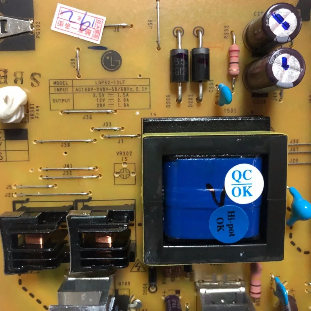 Плата питания хорошего качества EAX64648001 REV 1,0 LGP42-12LF SPOT