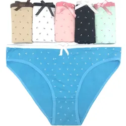 Hot Selling 1pc/Lot New Cotton Women's Briefs Fashion Bow panties Sexy Ladies underwear 89197