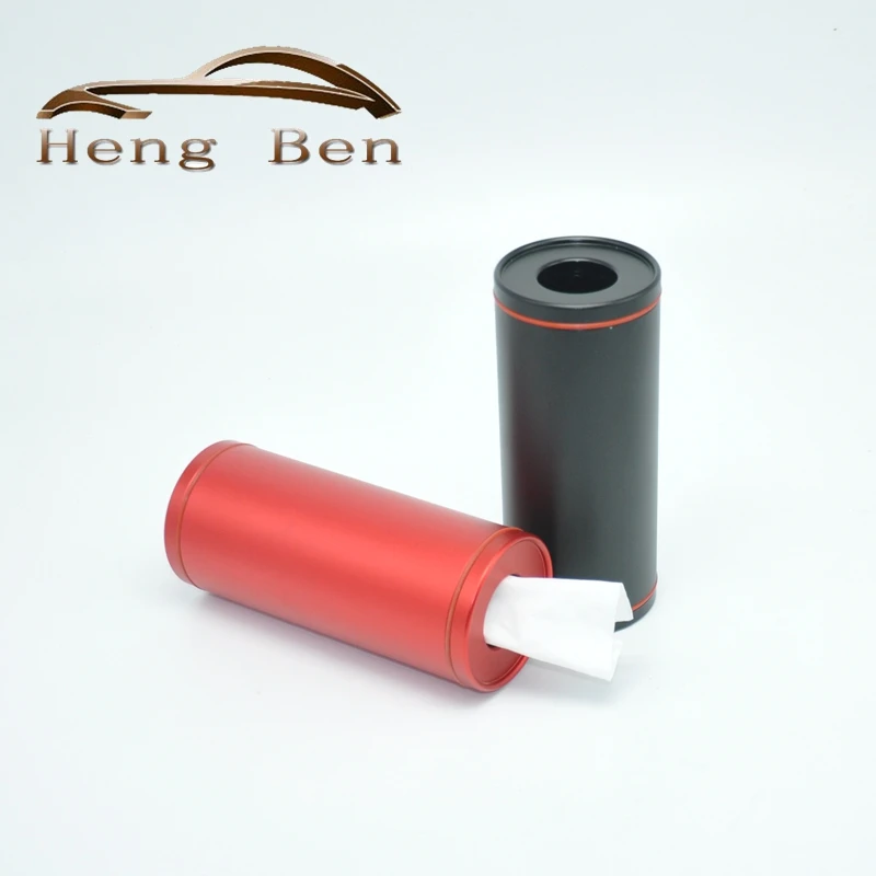 

Cylinder Car Tissue Box Car Accessories Paper Tube Car Accessory Aluminium Magnesium Alloy