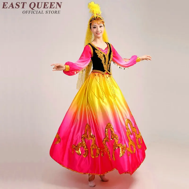 

Chinese folk dance female chinese dance costumes for girls stage wear for kids dancing AA30400