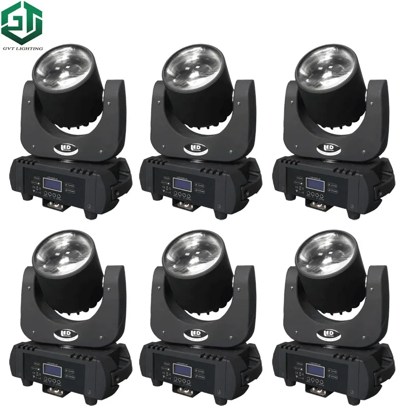 

6pcs/lot 60W LED beam Moving Head Light dj controller LED lamp Light 60W Beam led moving head lights super bright DJ disco light