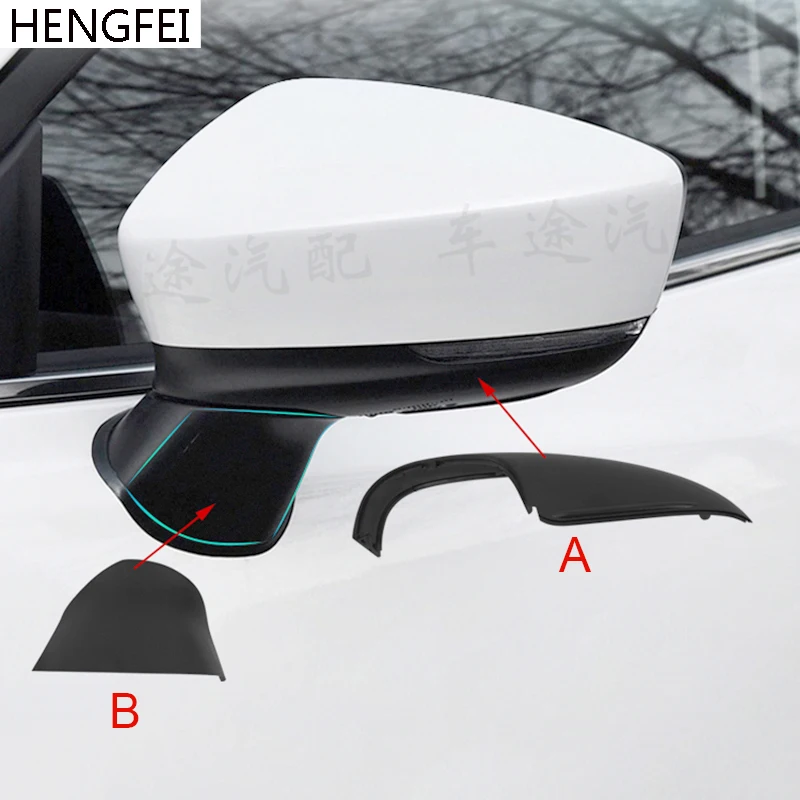 Accessories For Car Mazda 3 Axela 2017-2019 Rearview Mirror Cover Bottom Case