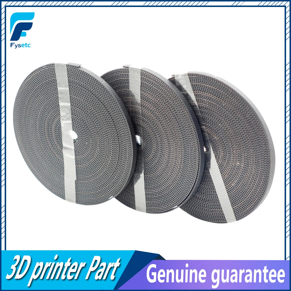 

10M/lot 3D printer accessories GT2 synchronous timing belt wide 6mm 2GT-6mm for 3d printer Mendel 2GT belt pulley