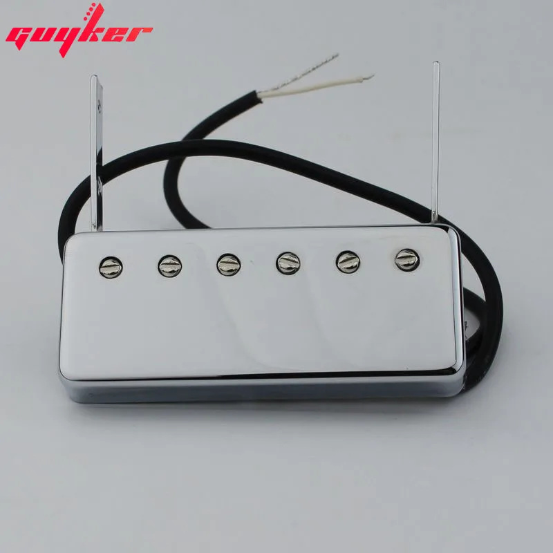 Guitar Single Coil Neck Pickups Replacement Parts for Floating Jazz Johnny Smith Style Electric Guitar Chrome