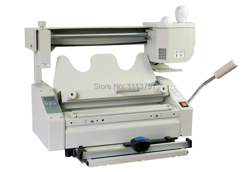 Rongda JB-4 Small desktop manually installed plastic, bookbinding machine + With Indentation machine function