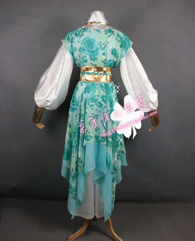 TV Play Costume The Legend of The Condor Heroes Huang Rong Guo Jing Lovers\' Costume Song Dynasty Hanfu for Stage Performance