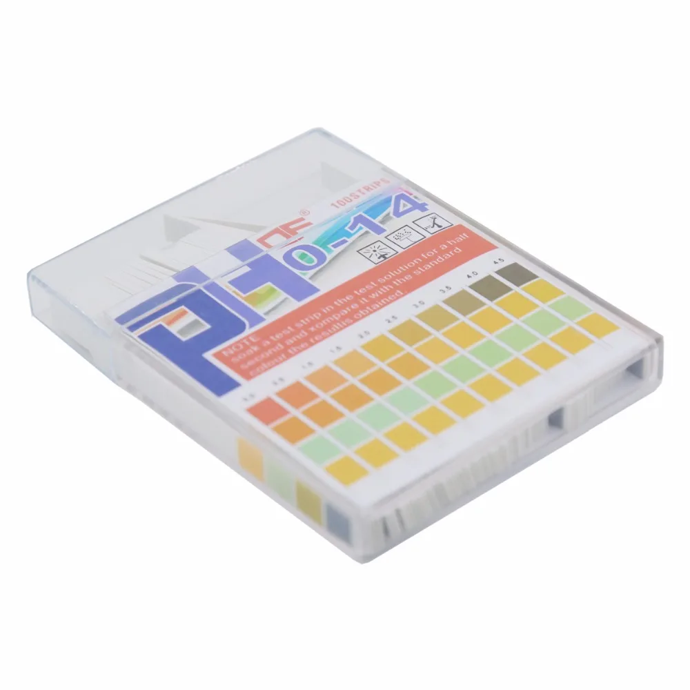 PH Test Strips 0-14 Universal Strips To Test Water Quality For Swimming Pools Hydroponics Aquarium Soil Urine  20%Off