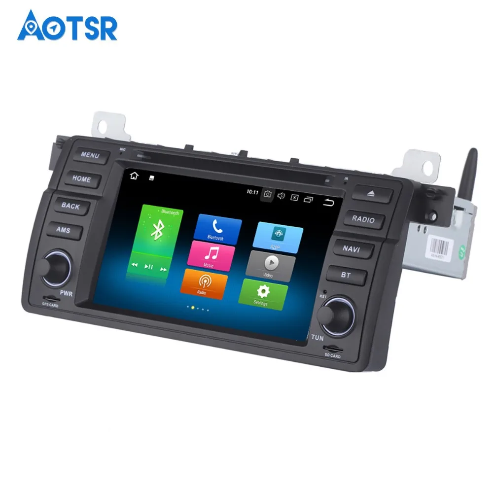 1 DIN Car Multimedia Android 8.0 for BMW E46 M3 318i 320i 325i 328i Car DVD Player Autoradio tape recorder unit 4GB 32GB IPS