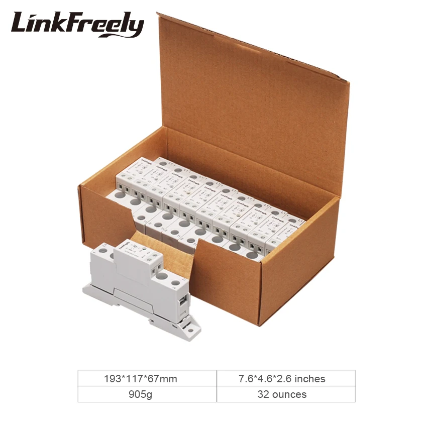 TRA23D10K 10A DC AC Smart Auto Solid State Relay Board 3V 5V 12V 24VDC In Out 24-280VAC SSR Relay Module Din Rail With Base