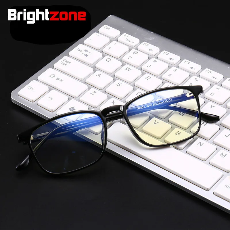 

Brightzone 2023 New Anti Blue Light Ray Glasses Men Women Fashion Spectacle Frame Meters Nail Eye Computer Technology