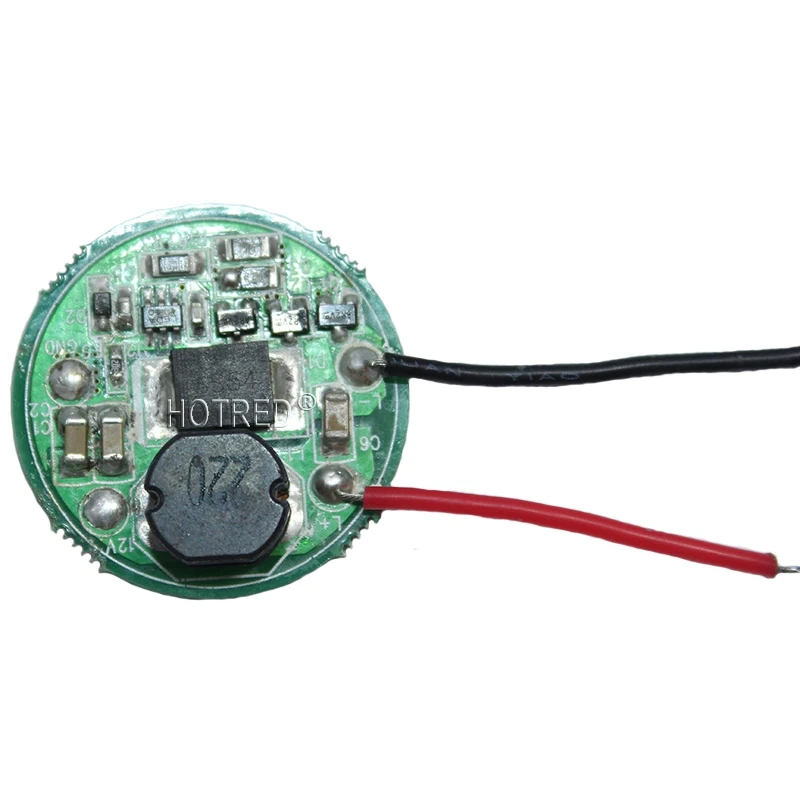 1pcs Input 3.7V~30V 27mm 10W LED Driver Power supply For 1~3PCS 10W XML T6/U2 XML2 flashlight 12V/24V Battery Car light DIY
