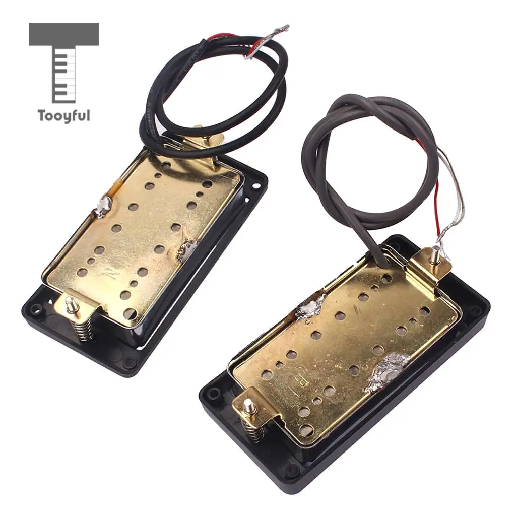 Copper P90 Humbucker Pickup Set Single Alnico 5 Pickups for Electric Guitar Bridge Parts & Accessories