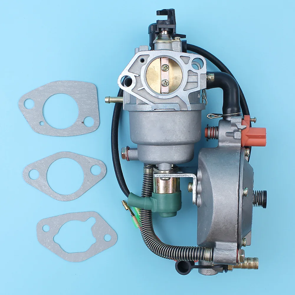 Imagem -01 - Kit de Estrangulamento Automático de Carburador Duplo Combustível para Honda Gx390 f 190f 45kw55kw Gerador de Motor Lpg Cng Gasolina Carb kit de estrangulamento automatico de carburador duplo combustivel para honda gx390 f 190f 45kw55kw gerador de motor lpg cng gasolina carb 01