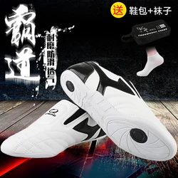 GINGPAI Ademende Taekwondo Schoenen Karate Kung Fu Worstelen Vechtsport Schoenen Volwassenen Kind antislip Zachte Oxford Zolen Sneakers