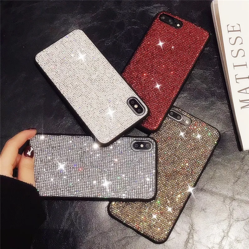 Bling diamond Glitter Phone case For OPPO A53 2020 A15 A8 A92S A72 A31 A9 2020 Reno 7 5G Phone Cases coque