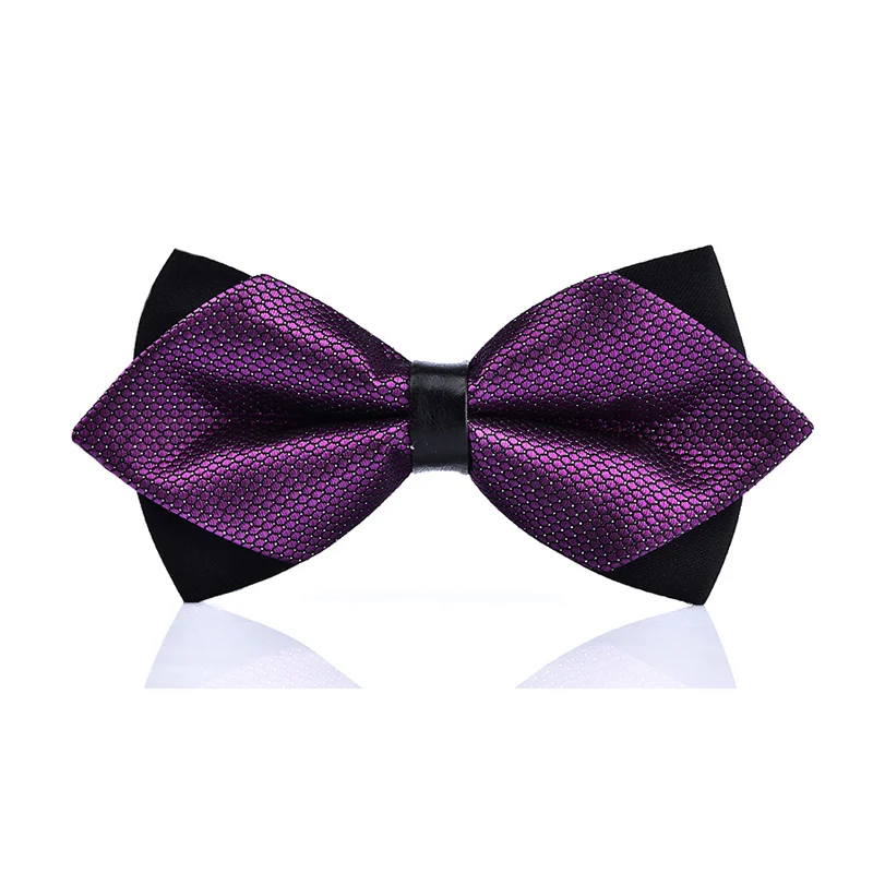 High-grade newest butterfly knot men\'s accessories bow tie black red cravat formal commercial suit wedding ceremony