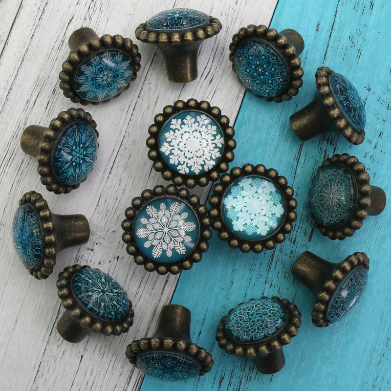 1x Home Bar Cabinet Knobs Furniture Drawer Pull Decorative Kitchen Cupboard Door Handle Dia 42mm