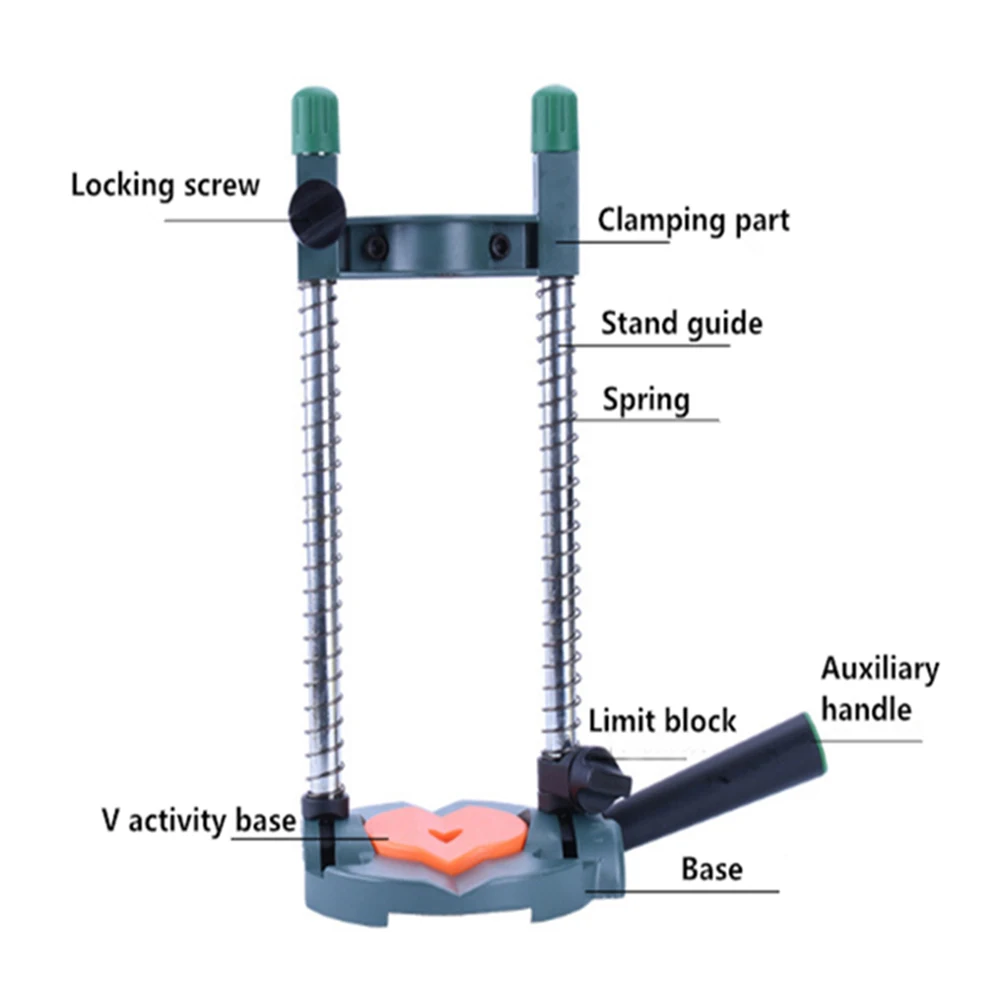 Adjustable Removable Angle Drill Jig Holder Guide Stand Precision Drill Bit For Grinders Positioning bracket Rack Shelf DIY tool