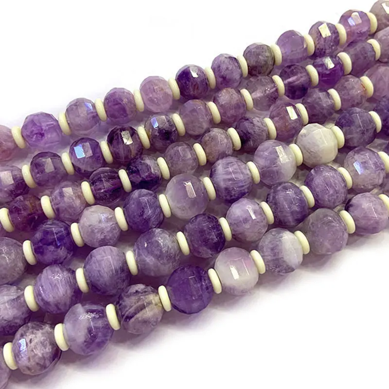 7x9mm/9x11mm Natural Purple Amethysts Beads Rondelle Faceted DIY Loose Beads For Jewelry Making beads Accessories 15'' Girl Gift