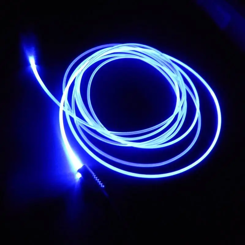 Iluminador de fibra óptica de tamaño pequeño con 3mm de diámetro, iluminador lateral promocional, núcleo sólido, plástico PMMA, entrada DC12V, 2W