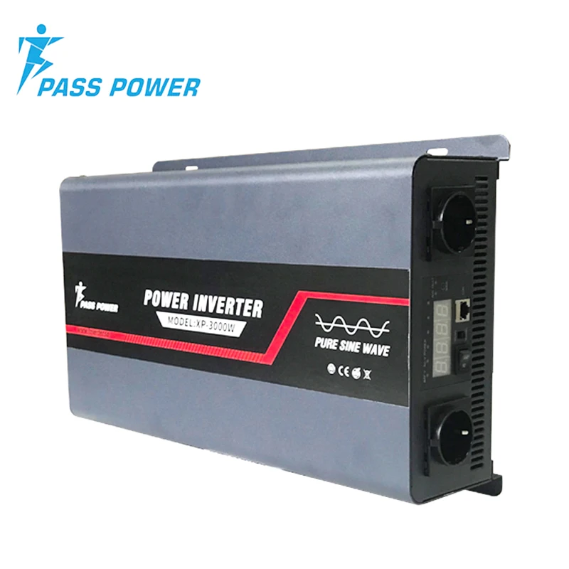 Factory Direct Selling 3000w DC12V to AC220V Off-grid Solar Inverter One Year Warranty CE&RoHS Approved