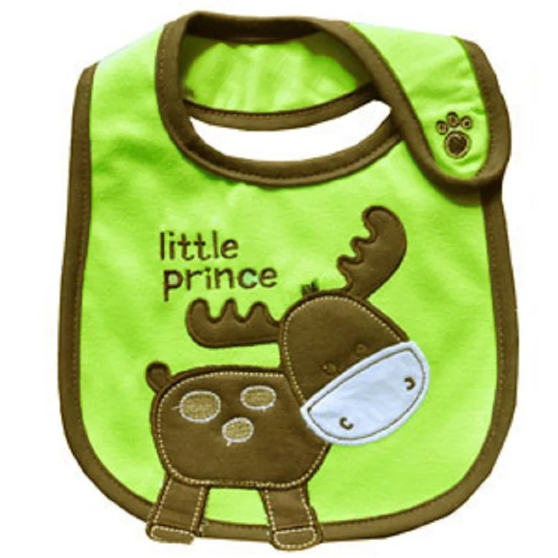 2024 Christmas Gift Baby Bibs Santa Deer X'mas 0-3Years Bebe Bandanas Feeding Towels Necktie Green Top Quality waterproof