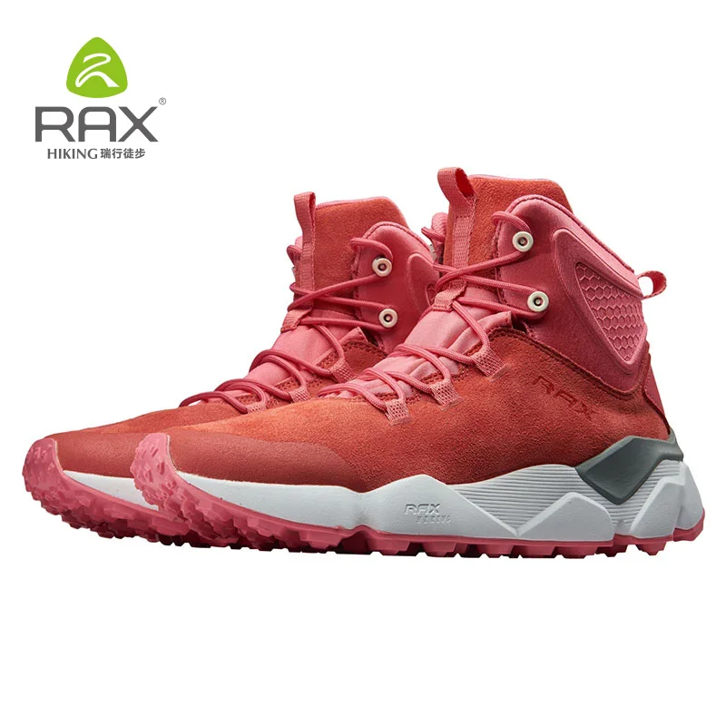 RAX 2018 Newest Winter Hiking Boots Women Top Women Hiking Waterproof Trekking Boots Mountain Climbing Shoes Sports Rubber Sole