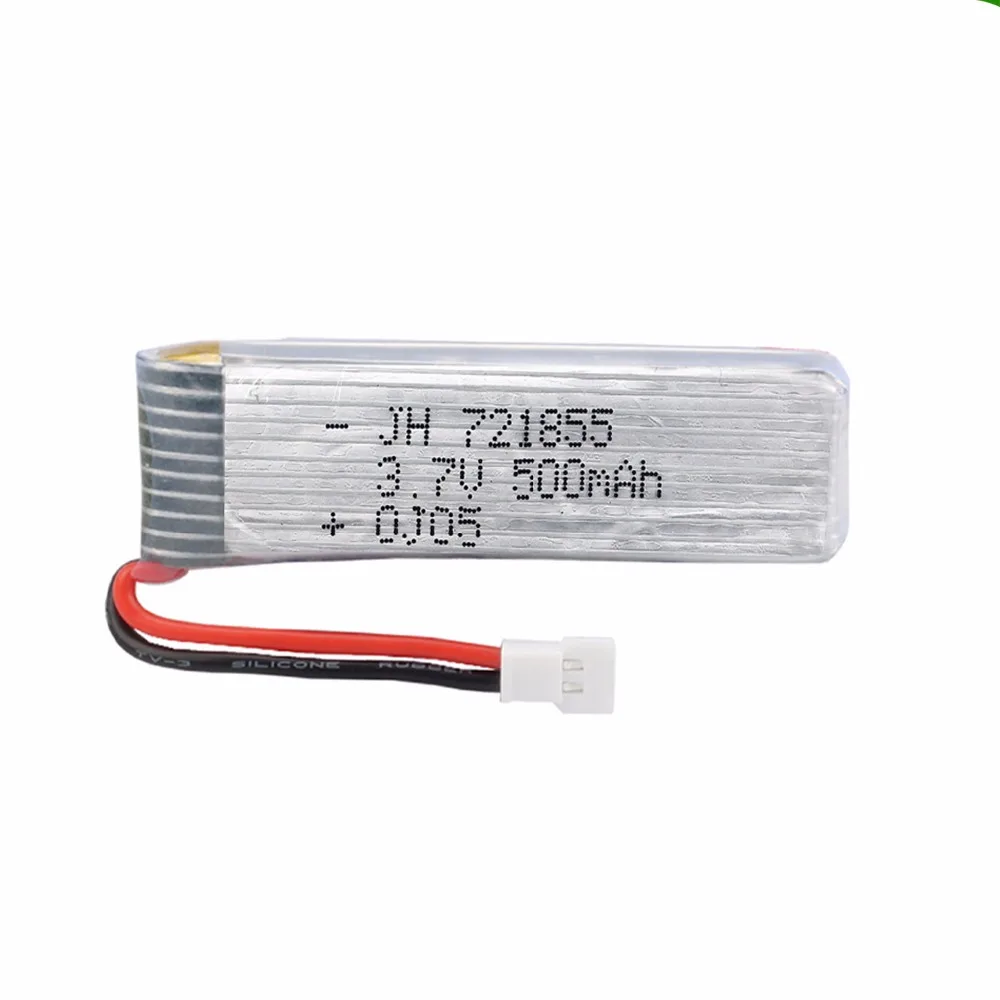 JJRC-Batería de polímero de litio H37 JXD 523 523 W 3,7 V 500mAh con cargador para JJRC H37 JXD 523 wltoy V966 V977 V930 Q282, piezas de batería