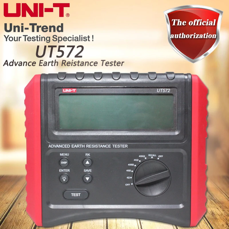 

UNI-T UT572 продвинутый испытатель сопротивления земли, испытание сопротивления земли/сопротивление почвы, проверка сопротивления данных, ЖК-подсветка