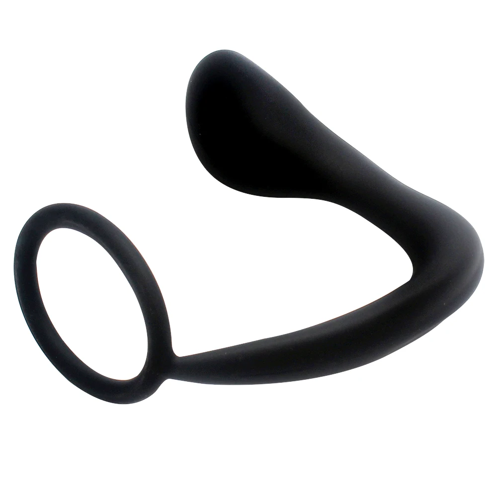 IKOKY Men Climax Silicone Fantasy Butt Plug for Men Anal Sex Toys Male Prostate Massager Cock Ring Male masturbation