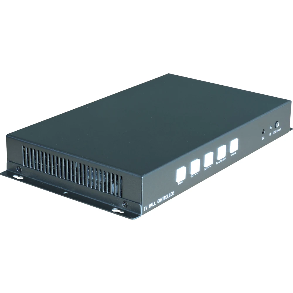 Video Wall Controller Voor 4 Eenheden, Usb Flash Disk Play Functie, Video Wall Processor, multi-Scherm Splicing Processor