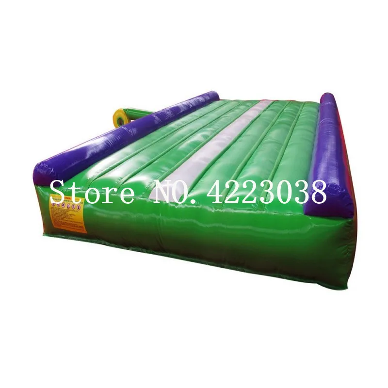 Colchoneta inflable para caídas de 5X2.7m, gimnasia inflable, pista de aire para caídas, en venta, envío gratis