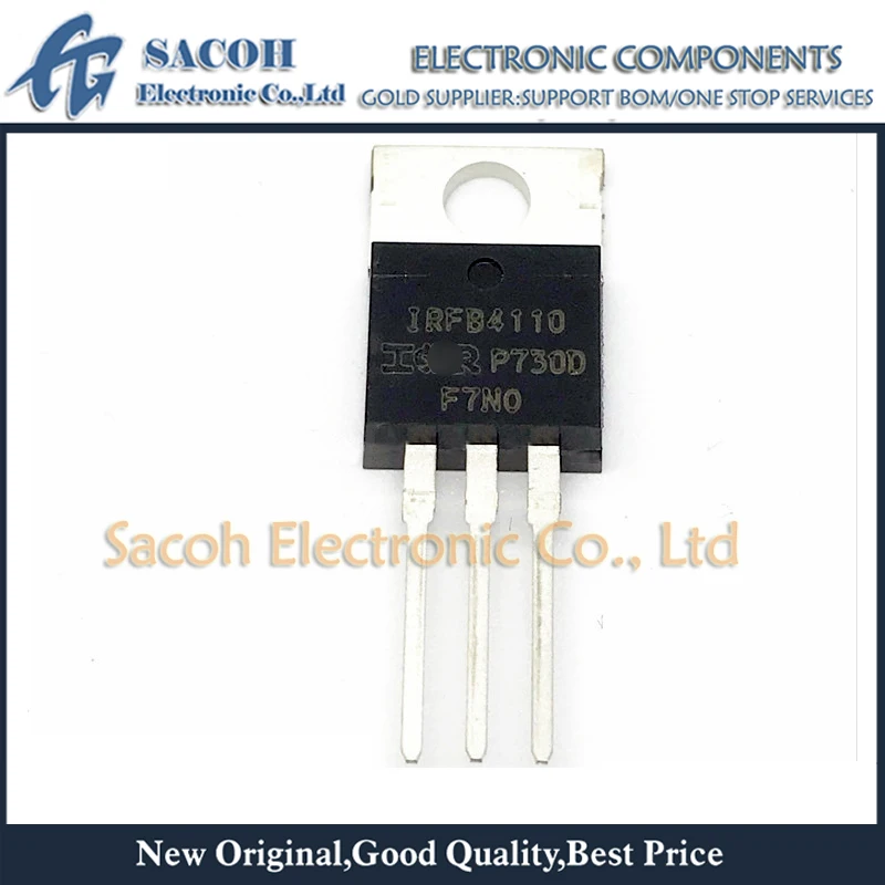 New Original 10Pcs/Lot IRFB4110 IRFB4110G IRFB4110PBF OR IRFB4115 IRFB4115G IRFB4115PBF TO-220 180A 100V Power MOSFET Transistor