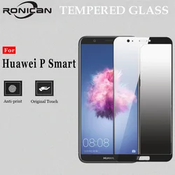 9H Full Cover Tempered Glass For Huawei P Smart Dual SIM Screen Protector cover case For Huawei PSmart FIG Protective Glass Film