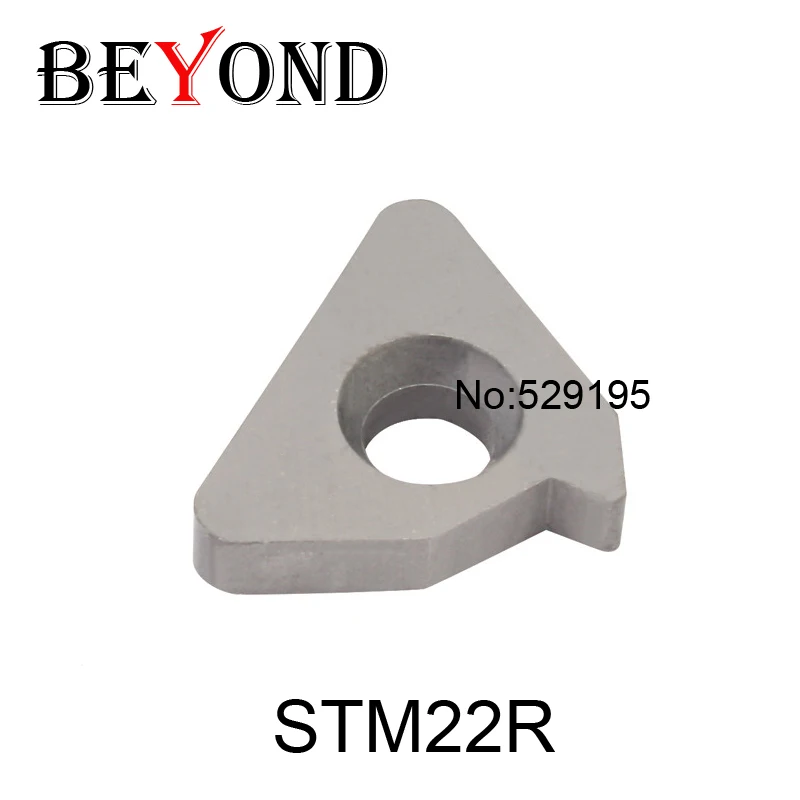

BEYOND 10 шт. STM22R твердосплавные машинные твердосплавные вставки STM22 STM токарный держатель для инструмента аксессуары для SER или SNL