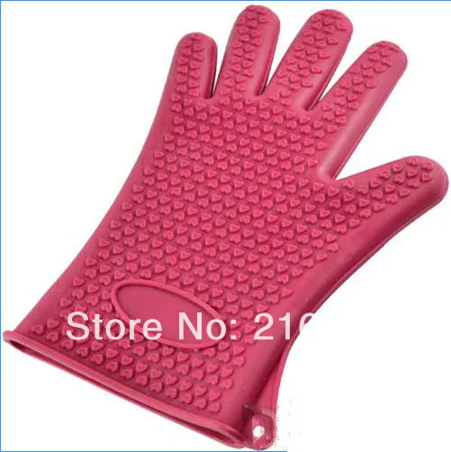 New Arrive New Non-slip Grip Heat-resistant Silicone Glove Pot Holder 4 Baking Cooking Oven