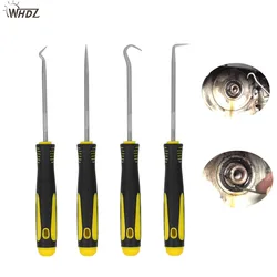 WHDZ  Durable Car Hook Craft Hand Tools 4Pcs  Oil Seal O-Ring Seal Remover Pick Set