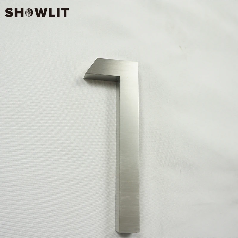 

Металлический современный номер двери, настенное крепление, номер дома, знак комнаты