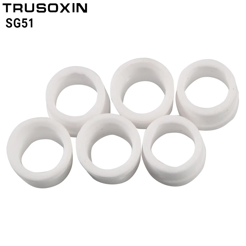 30pcs Plasma Cutting Accessories SG51 Consumables Gas Ring for 60a Inverter DC Air Plasma Cutter SG51 Cutting Torch/Gun