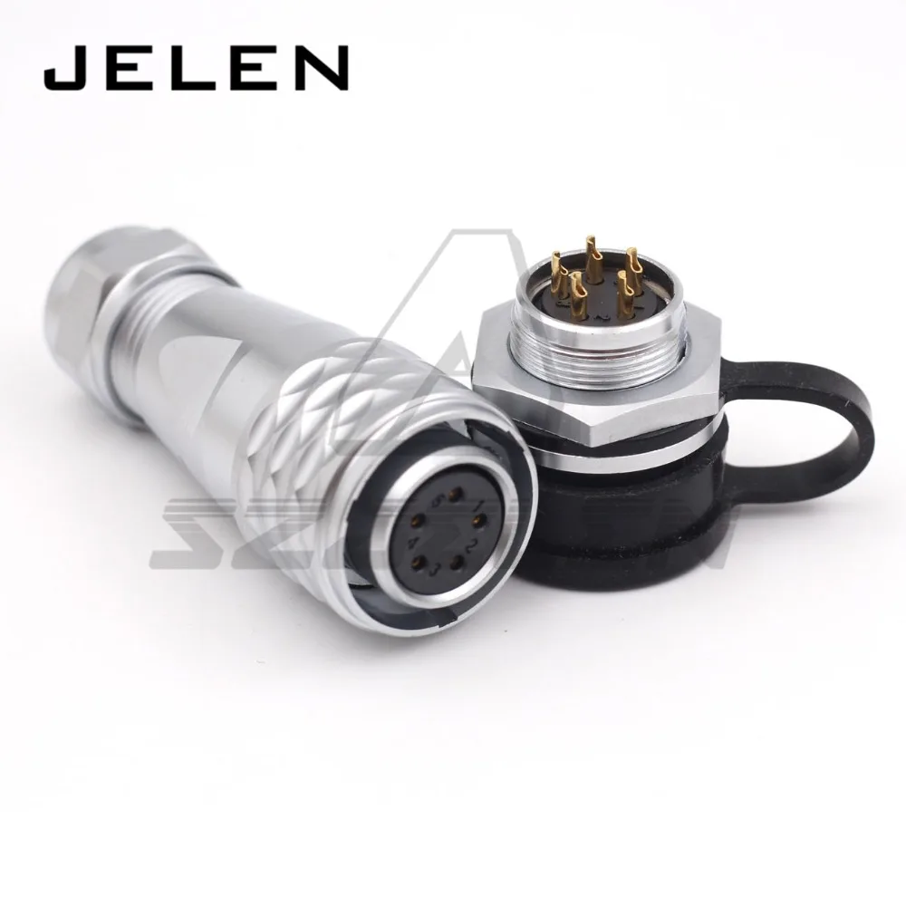 

WEIPU SF1611/SF1612 5Pin IP68 Waterproof Circular Connector,Aviation Connector,5Pin Plug Socket connectors