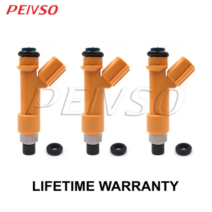 

PEIVSO 3pcs 23250-40020 23209-49085 23209-40020 Fuel Injector For TOYOTA EU Yaris 2005~2011 IQ 2008 BELTA AYGO Dafa 1.0L 1KR-FE