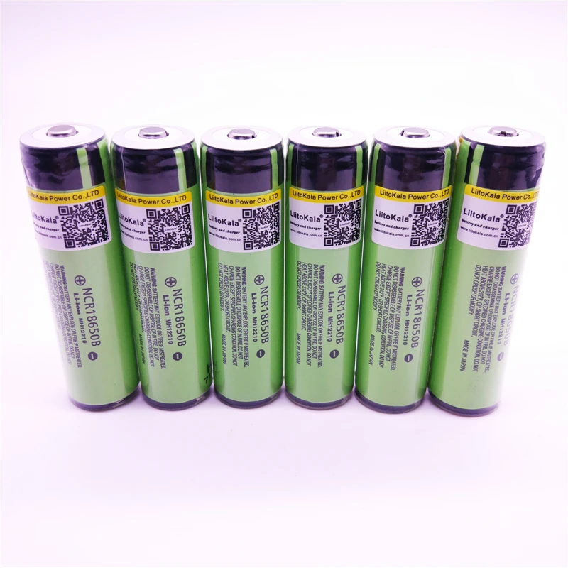 New protected Liitokala  18650 3400mAh battery NCR18650B rechargeable Li-lon with original PCB 3.7V