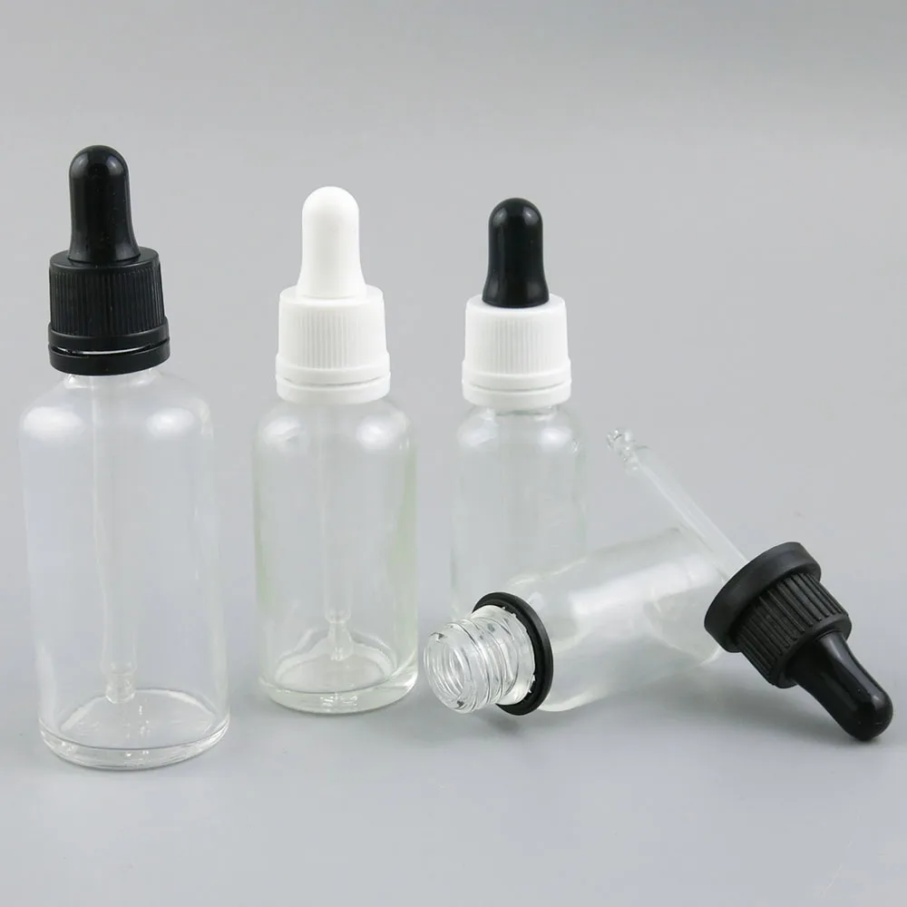 

10 x 5ml 10ml 15ml 20ml 30ml 50ml 100ml Essential Oil Bottle With Dropper For Liquid Reagent Pipette Refillable Bottle with Lock