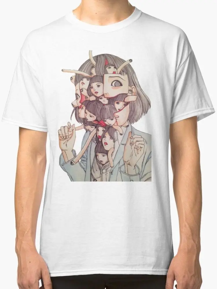 Newest 2019 Fashion 100% Cotton Short Sleeve O-Neck Shintaro Kago Short Sleeve Tee Shirts