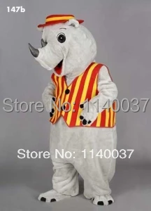 mascot Rhino mascot costume custom costume cosplay Cartoon Character carnival costume fancy Costume party