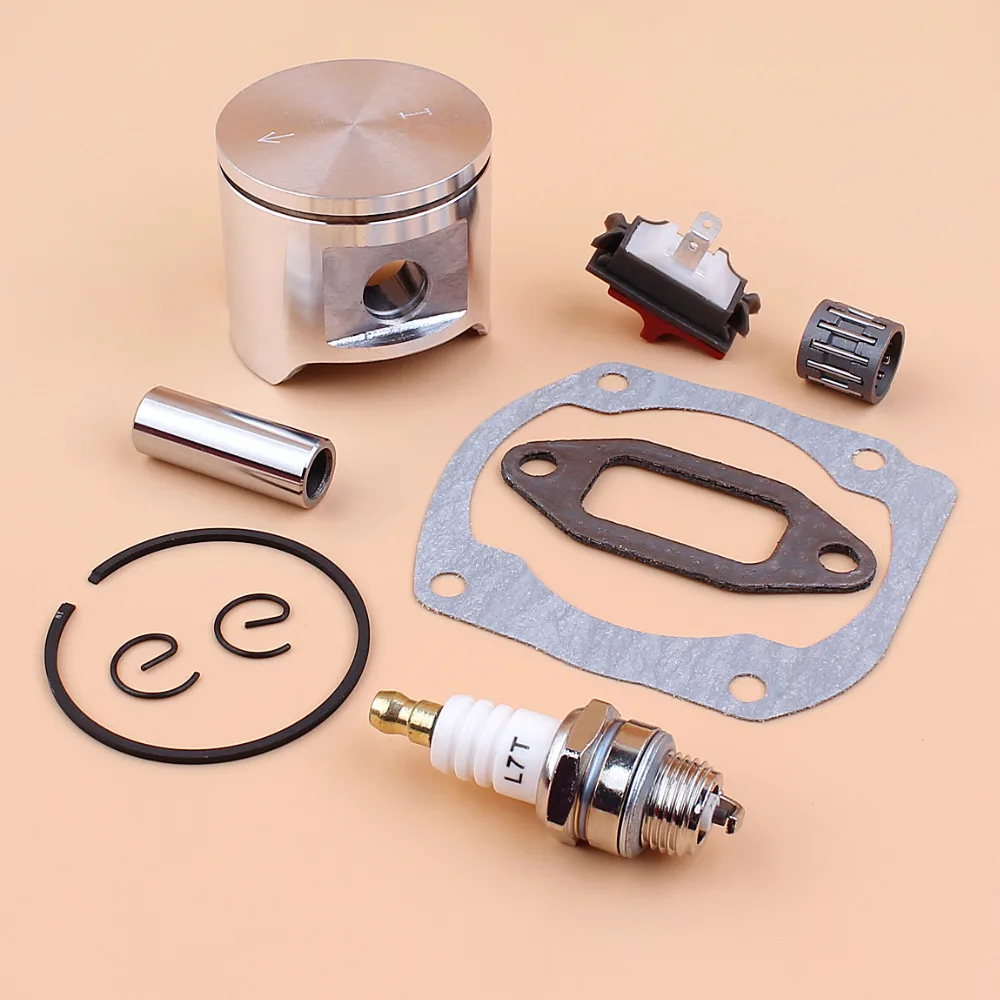 48mm Piston Gasket Bearing Stop Switch Kit For HUSQVARNA 365 365XP 371 372 JONSERED 2165 2065 CS2165 Gas Chainsaws Parts